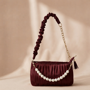 BELLA CARRY TOTE BAG MAROON
