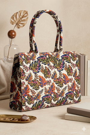 BAGORA CANVAS TOTE ORCHID
