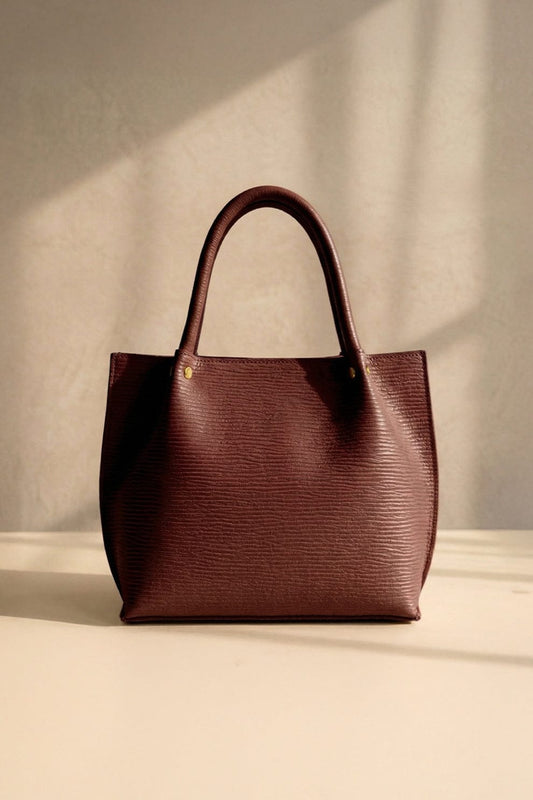 NORA LUXE TOTE BROWN
