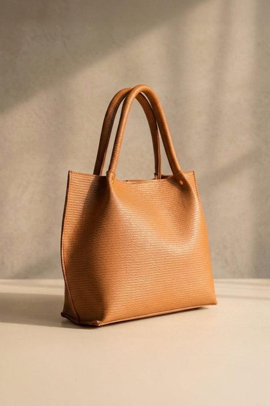 NORA LUXE TOTE MUSTARD