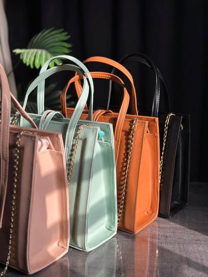 MIRA PEACH SHOULDER BAG