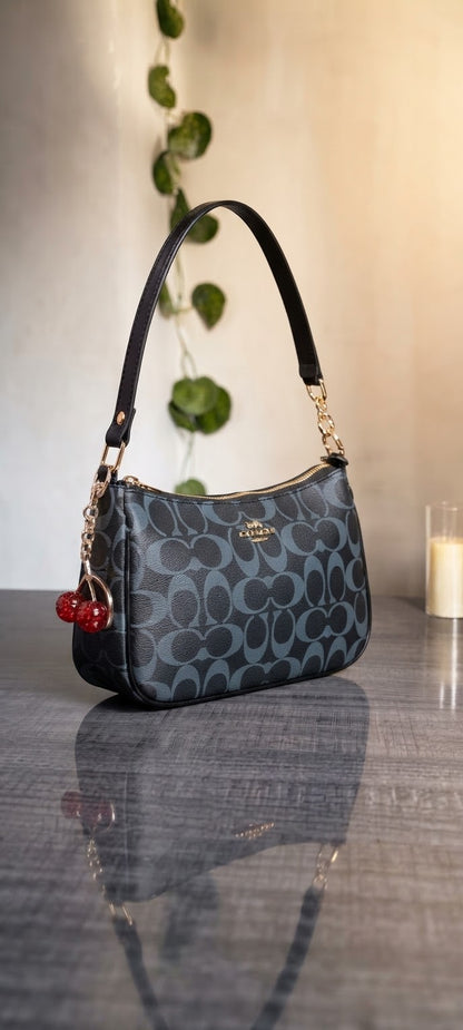 COACH SHOULDER BAG_ SOFT GREY