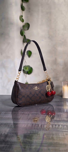 COACH SHOULDER BAG_MUFF BROWN