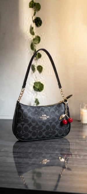 COACH SHOULDER BAG_ SOFT GREY