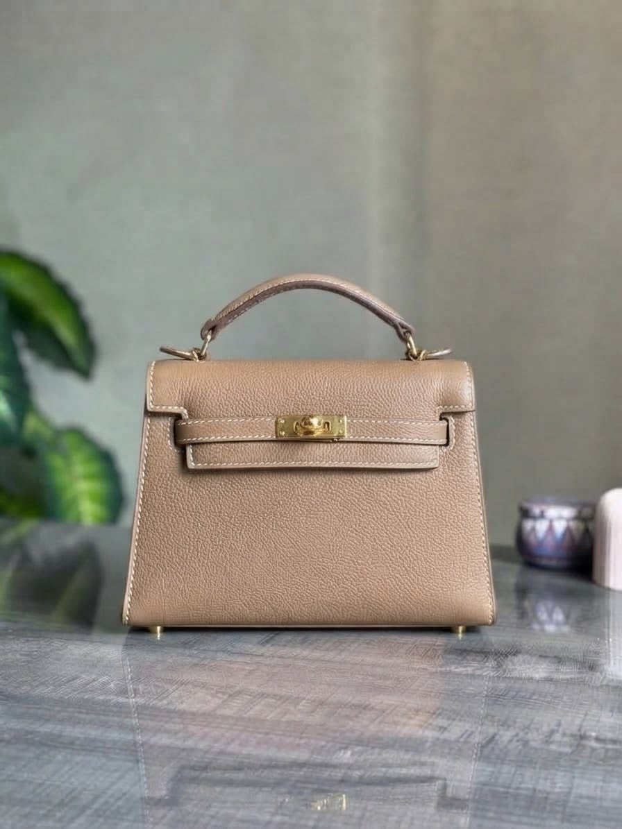 MOCHA NUDE MINI HAND BAG