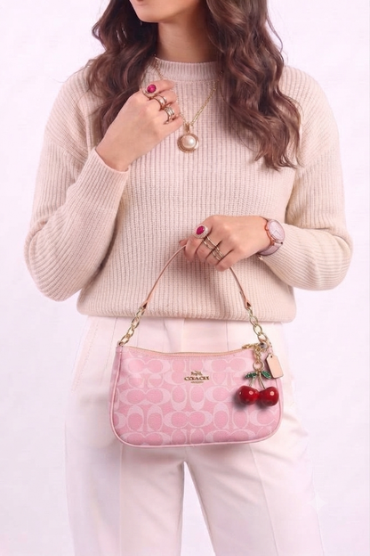 COACH SHOULDER BAG_ PRETY PINK