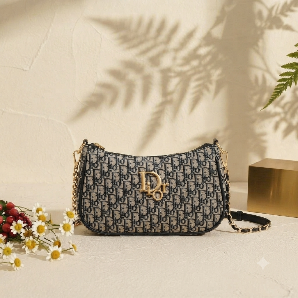 DIOR SHOULDER BAG SOFT  GREY