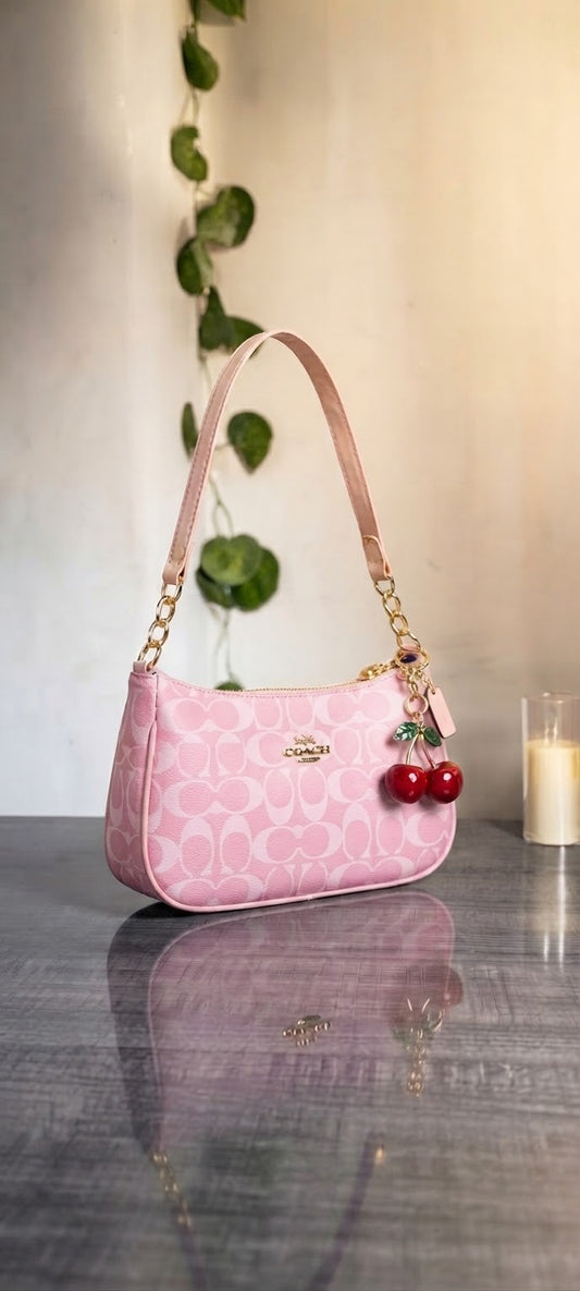 COACH SHOULDER BAG_ PRETY PINK